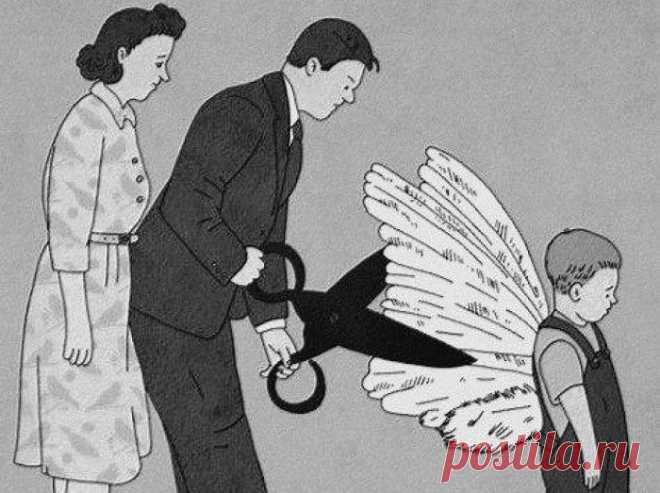 7 различий между мудрым и обычным родителем / Малютка