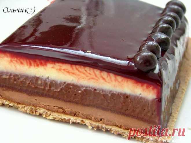 Помадка "3 шоколада" от Себастьяна Серво (Fondaunt aux 3 chocolats) пользователя Ольчик :)