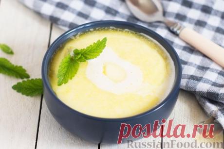 Рецепт: Кукурузная каша на молоке на RussianFood.com