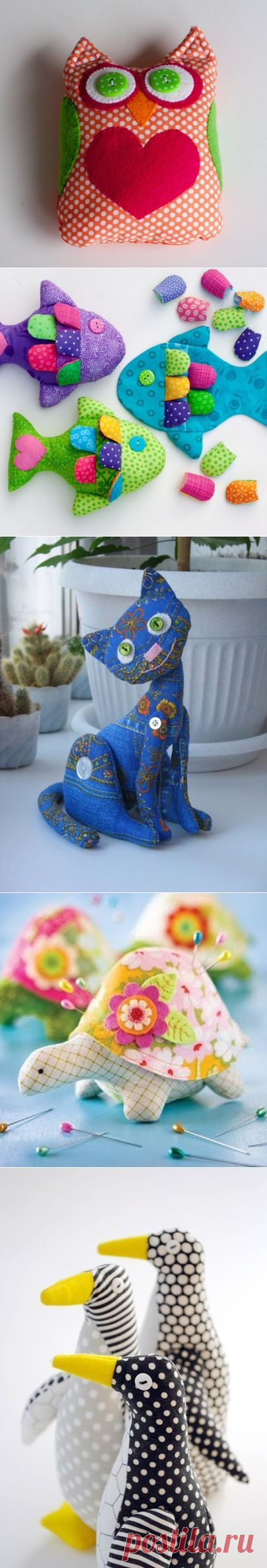 Шьем мягкие игрушки. Выкройки. Много..