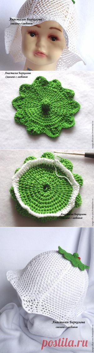 Вяжем детскую панамку "Ландыш" - Ярмарка Мастеров - ручная работа, handmade