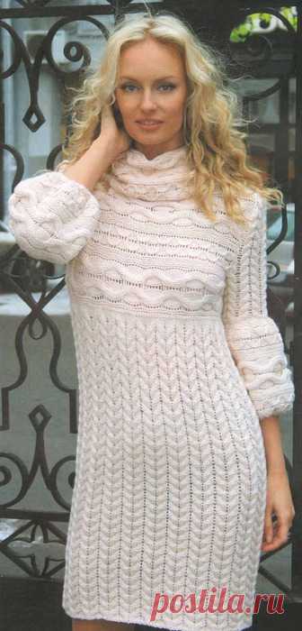 ВЯЗАНИЕ.СПИЦЫ.ПЛАТЬЯ И САРАФАНЫ