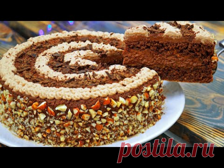 БЕЗ МУКИ! ШОКОЛАДНО ОРЕХОВЫЙ ТОРТ | НЕВЕРОЯТНО ВКУСНЫЙ Рецепт | Кулинарим с Таней