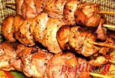 Шашлык из куриного филе