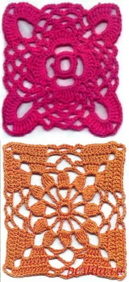 Вязание Крючком | АЖУР - схемы узоров - Страница 17