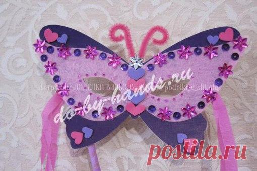 Карнавальная маска своими руками 
#зимние_поделки@podelki_v_shkolu