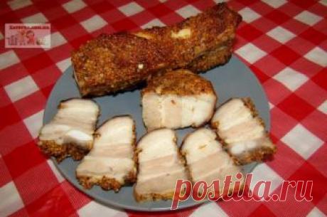 Свиная грудинка в горчичном маринаде в духовке — Кулинарная книга - рецепты с фото