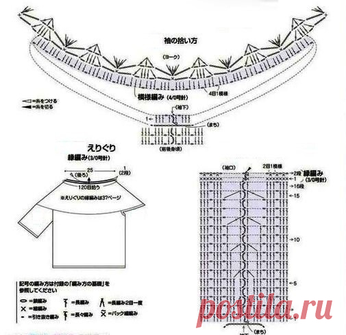 Элегантные и красивые модели крючком от японских дизайнеров со схемами - просто и необычно! | Вязалки Веселого Хомяка | Дзен