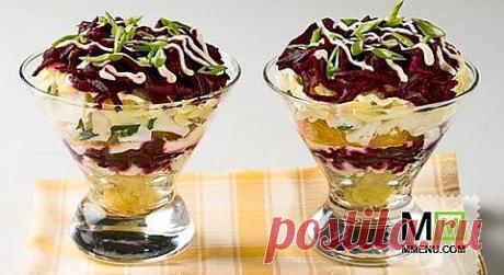 Салат «Волшебный» - кулинарный рецепт. Миллион Меню