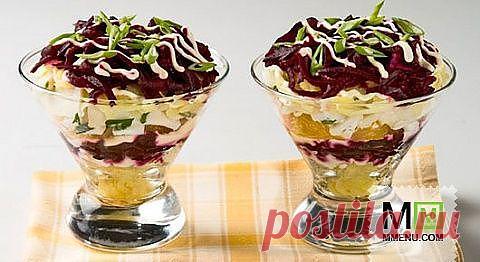 Салат «Волшебный» - кулинарный рецепт. Миллион Меню