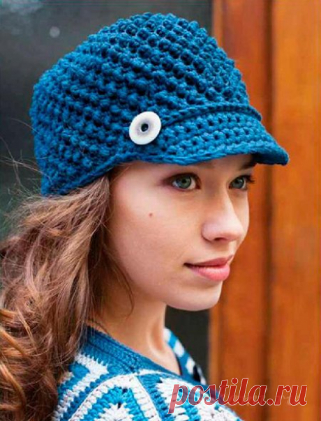 Кепка крючком женская » Сайт &quot;Ручками&quot; - делаем вещи своими руками