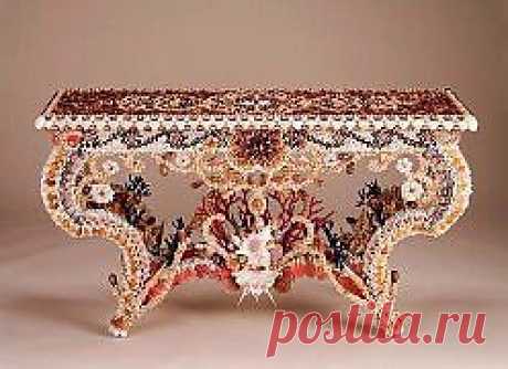 Работы из ракушек и косточек рыб Gala Kuperm