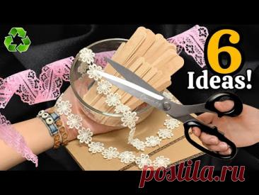 ✨ 6 идей роскошного декора комнаты своими руками 😍 Из картона и палочек от мороженого!