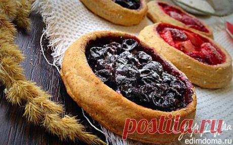 Постные ржаные мини-галеты с ягодами | Кулинарные рецепты от «Едим дома!»