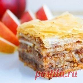 🔹Яблочная пахлава🔹 / Всё за еду!