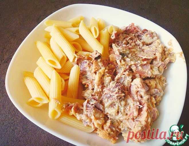 Свинина с грибами 