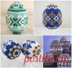Пасхальные изделия из бисера