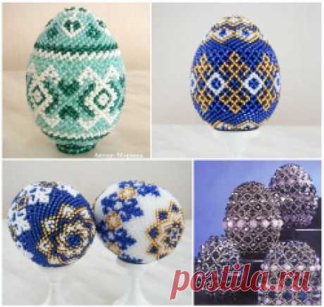 Пасхальные изделия из бисера