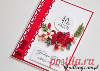Kartki okolicznościowe • Quilling.com.pl
