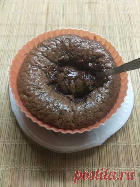 Шоколадный фондан (кекс с жидкой начинкой) рецепт с фото пошагово