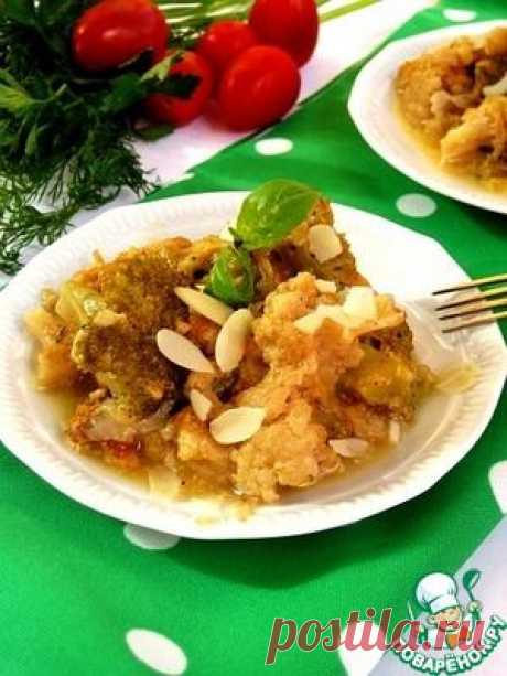 Гарнир из брокколи и цветной капусты - кулинарный рецепт