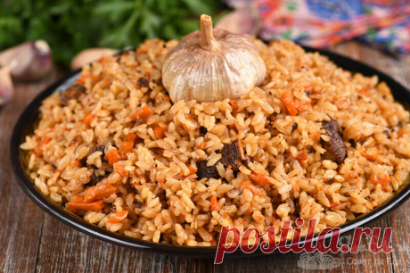 Узбекский плов по-фергански. Вкус и аромат бесподобные (рецепт с фото) .