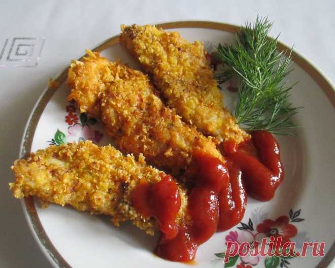 Куриные наггетсы в кукурузной панировке