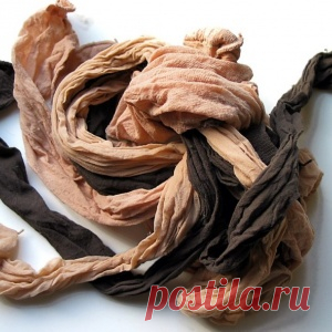 Старые рваные колготки — сокровище! Никогда бы не додумалась до №3…