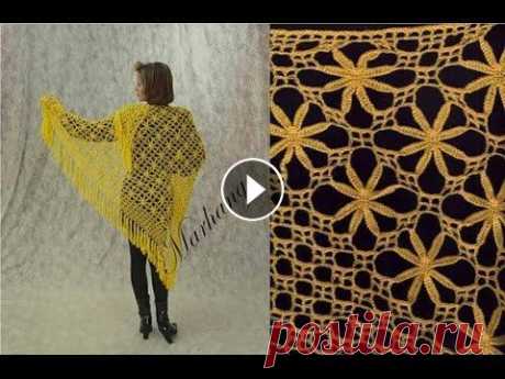 АЖУРНЫЕ ШАЛИ КРЮЧКОМ - 2019 / Openwork SHAWL CROCHET /Perforierte SHAWL HÄKELN АЖУРНЫЕ ШАЛИ КРЮЧКОМ выглядят необычайно. Кружевной узор украсит стильный образ, привнесет креативность и новизну вашему имиджу. Предлагаем связать аж...