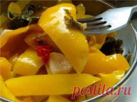 Салат из болгарского перца по-чешски | Домашняя кулинария