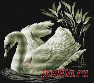 Birds design for embroidery. Embroidery Swan  | Все о рукоделии: схемы, мастер классы, идеи на сайте labhousehold.com