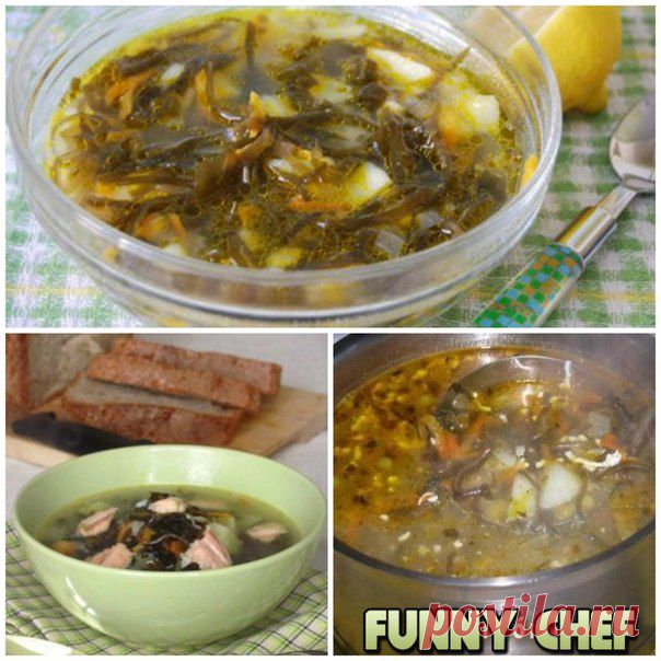 Вкусные и полезные супы с морской капустой - 3 рецепта - Простые рецепты Овкусе.ру