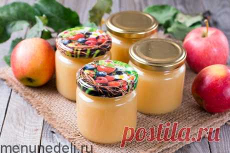 Рецепт яблочного пюре на зиму для детей / Меню недели