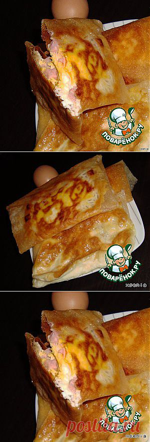 Вкуснейший завтрак или яичница в тесте фило - кулинарный рецепт
