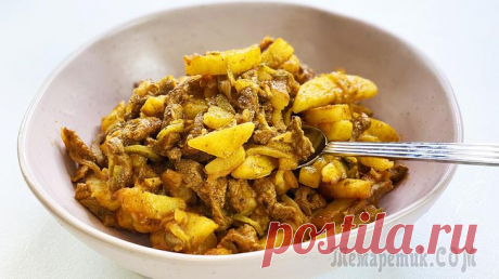 Любите жаркое? Азу по-татарски понравится вам больше! Очень вкусная тушеная картошка с мясом