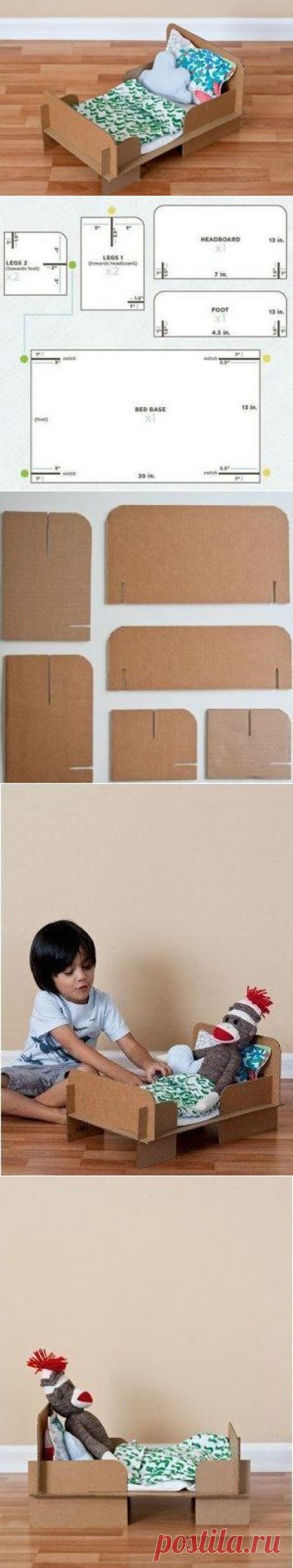 Как сделать кровать для куклы?