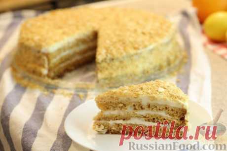 Рецепт: Торт "Медовик" за 15 минут на RussianFood.com