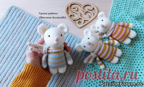 Мышонок Крошка - запись пользователя AliseCrochet (Алиса) в сообществе Мир игрушки в категории Вязаные игрушки. Мастер-классы, схемы, описание. Техника: вязание крючком amigurumi  Размер: 13 см   Автор Светлана Болотова    Описание в PDF по ссылке