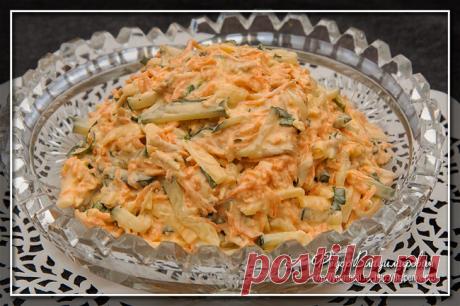 Салат Лисичка