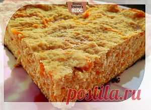 Морковная запеканка. Фитнес-десерт