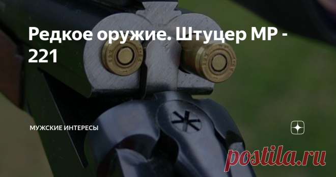 Редкое оружие. Штуцер МР - 221