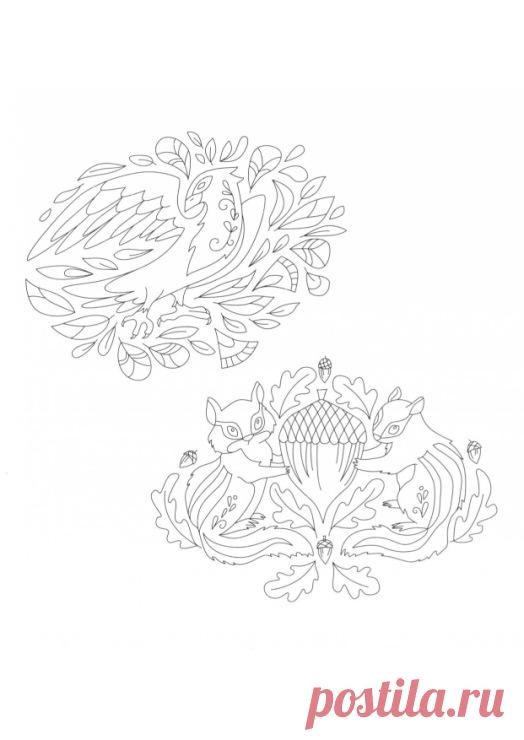 (8) Gallery.ru / Фото #16 - Embroidered Woodland Creatures - 2018 - Chispitas