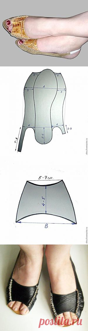 Мастерим летние тапочки-следы - Ярмарка Мастеров - ручная работа, handmade