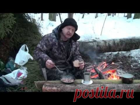 Ночёвка в зимнем лесу