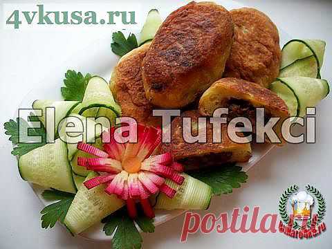 «Кабачковые зразы с грибами» | 4vkusa.ru