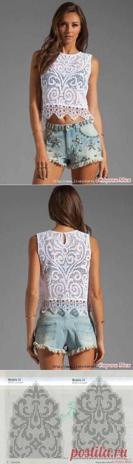 Филейный топ