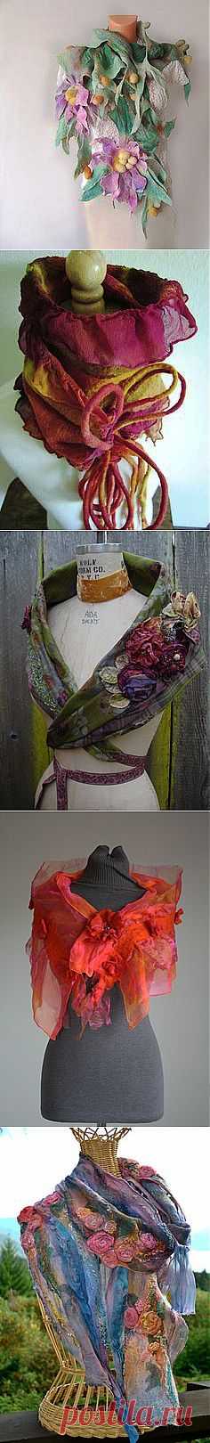 Felt Art - Inspirational !!!!!!! 
Для вдохновения..