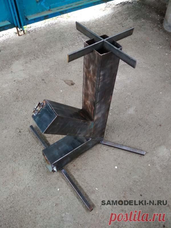 Походная печь своими руками из профильной трубы | Самоделки своими руками