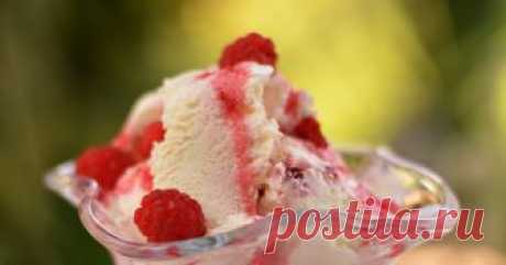 Gelato / Джелато с маскарпоне и малини