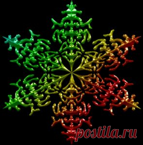 Зимние снежинки на прозрачном фоне.